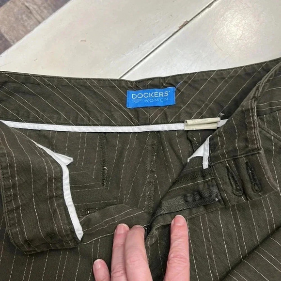 DOCKERS Womens 6M Pinstripe Fiona Pant - Picture 4 of 8